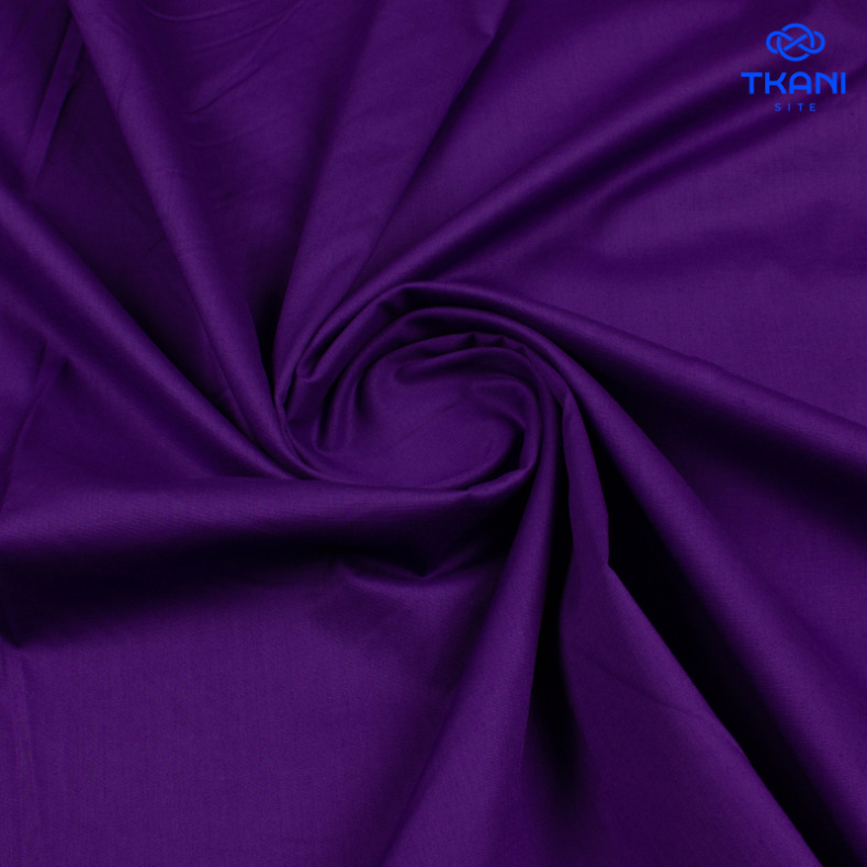 1081. Шлифованный поплин. Конопля.Фиолетовый. от Tkani.site