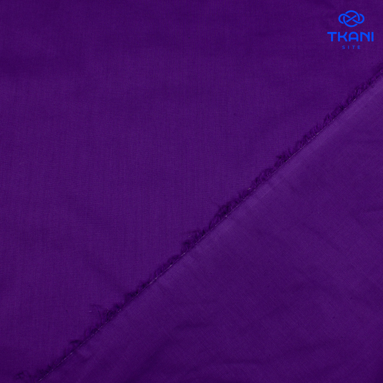 1081. Шлифованный поплин. Конопля.Фиолетовый. от Tkani.site