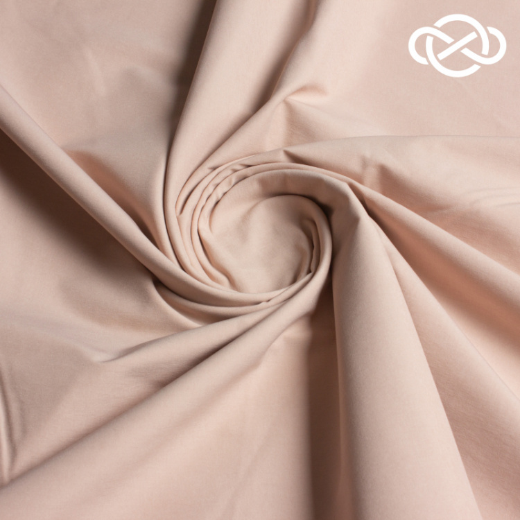 8845. Плательная. Вискоза с хлопком. Pale peach.