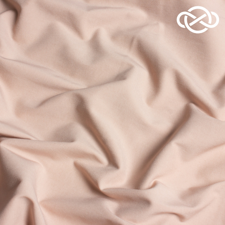 8845. Плательная. Вискоза с хлопком. Pale peach. от Tkani.site