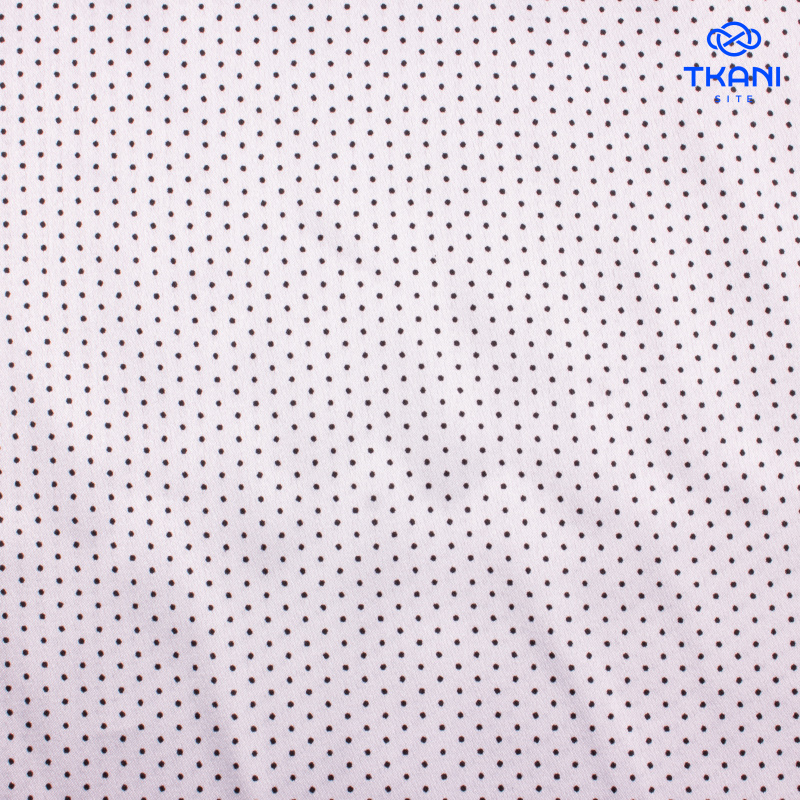 1083. Плательный атлас. В горошек. Уценка!!!