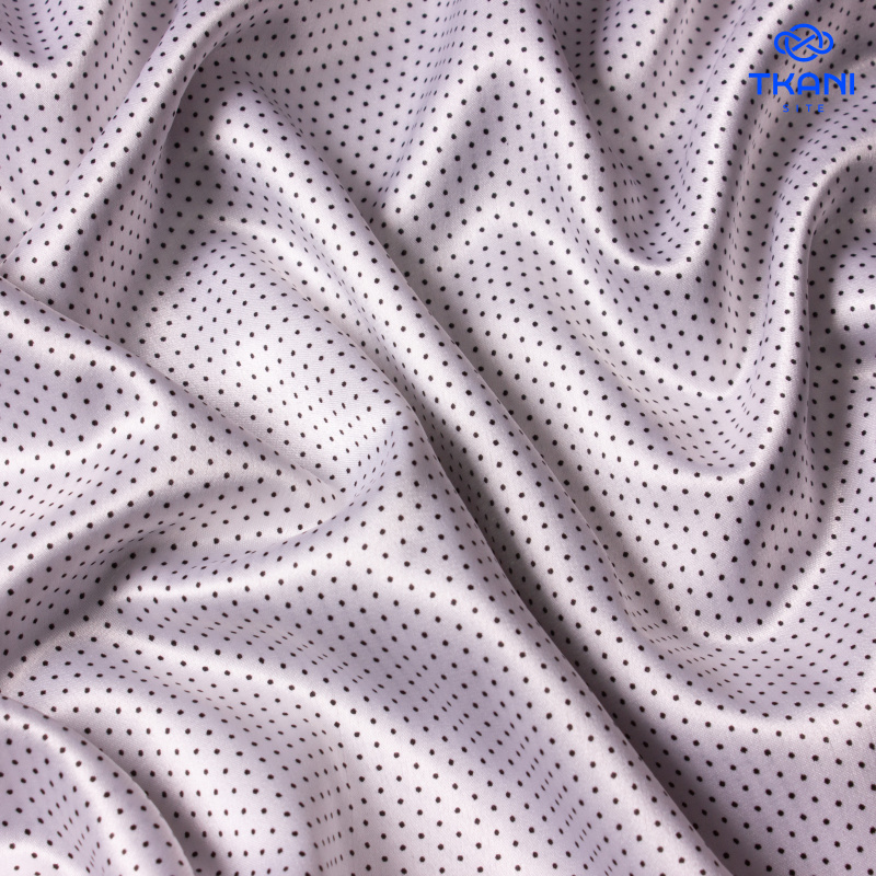 1083. Плательный атлас. В горошек. Уценка!!!