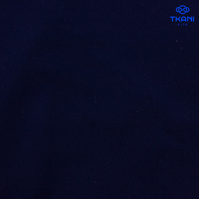 1086. Зир вельвет. Технический бархат. Темно-синий. от Tkani.site