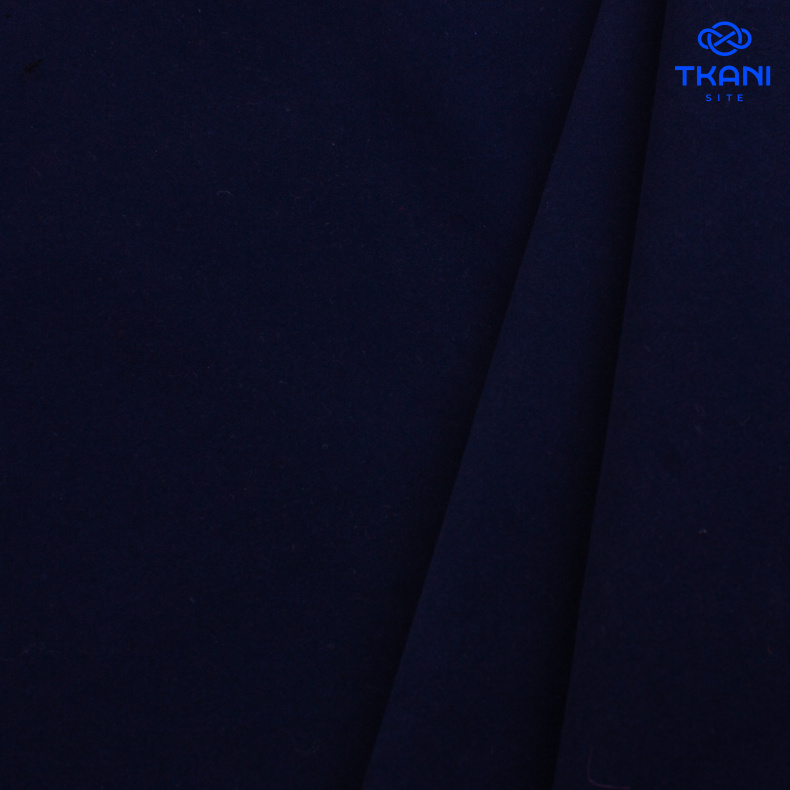 1086. Зир вельвет. Технический бархат. Темно-синий. от Tkani.site