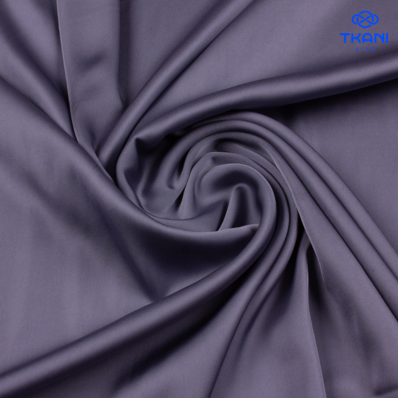 1088. Искусственный шелк. Армани. Молочный серый. от Tkani.site