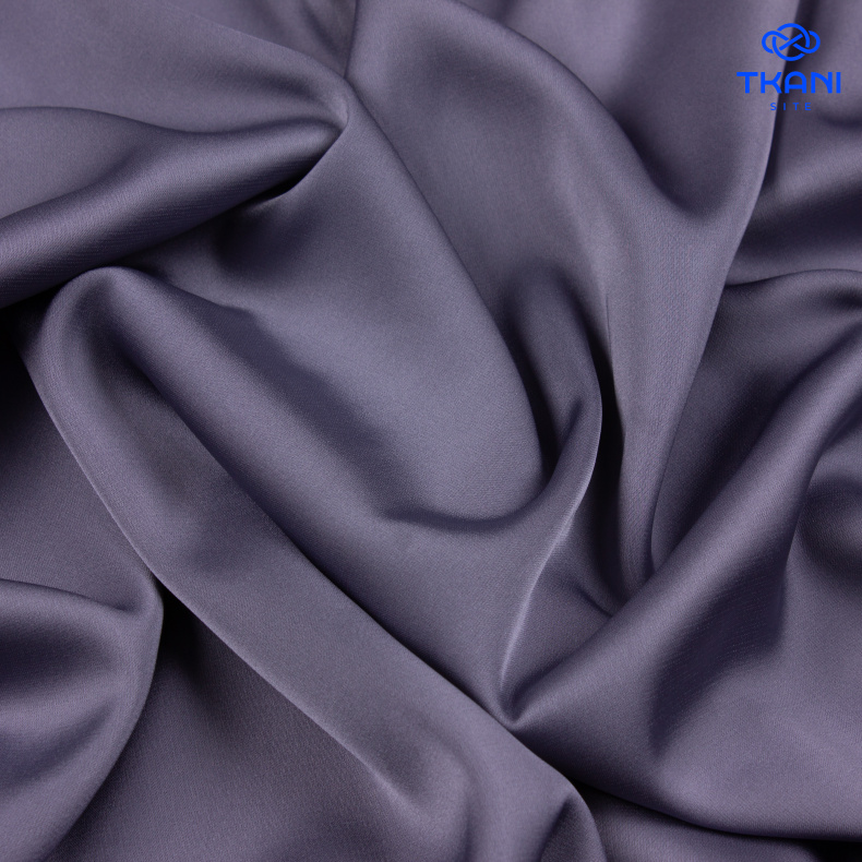 1088. Искусственный шелк. Армани. Молочный серый. от Tkani.site