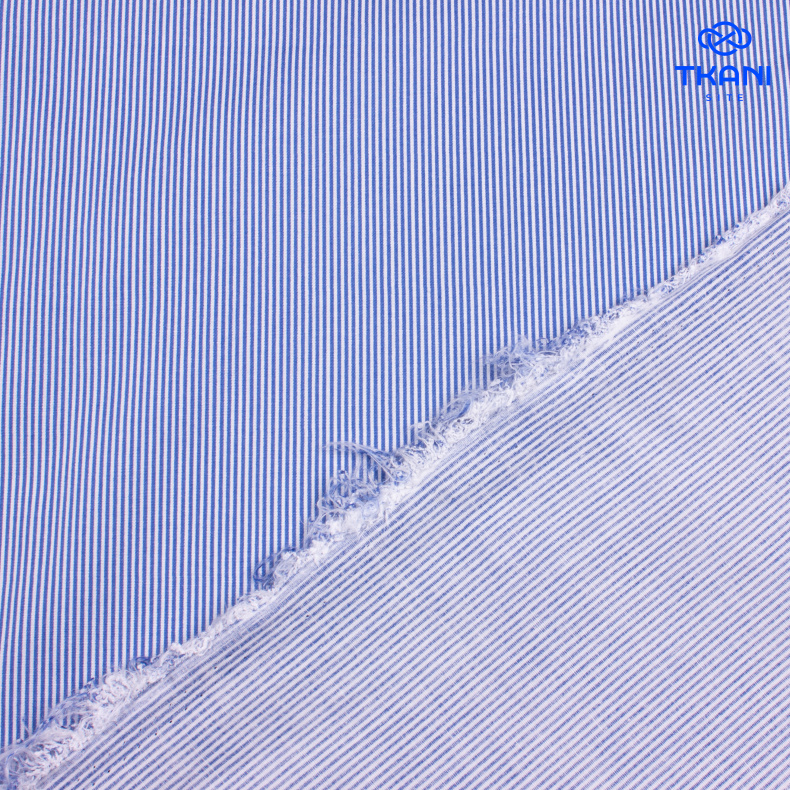 1092. Поплин. Хлопок. В полоску. от Tkani.site