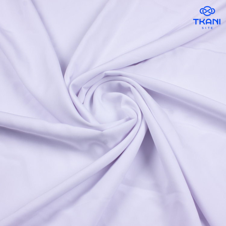 1093. Плательная Ниагара. Белый.