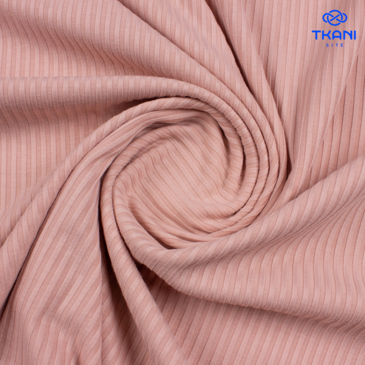 91999. Трикотажное полотно. Лапша. Нежный персик