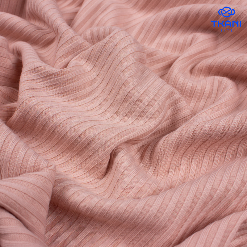 91999. Трикотажное полотно. Лапша. Нежный персик