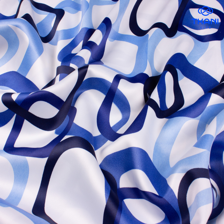 1098. Костюмно-плательный атлас. Принт. - фото 2