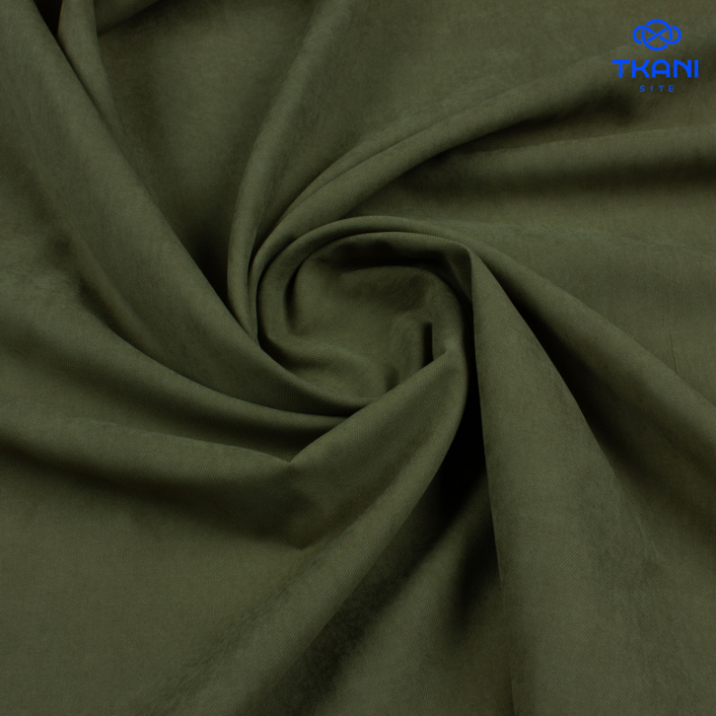 92053. Костюмная. Купра. Хаки. Уценка!!! от Tkani.site