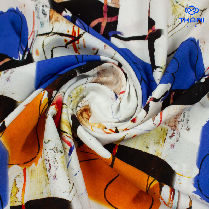 80820. Штапель. Принт.