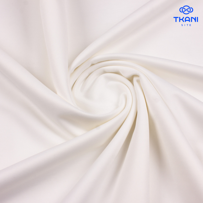 1107. Трикотажное полотно. Милано. Молочный. от Tkani.site