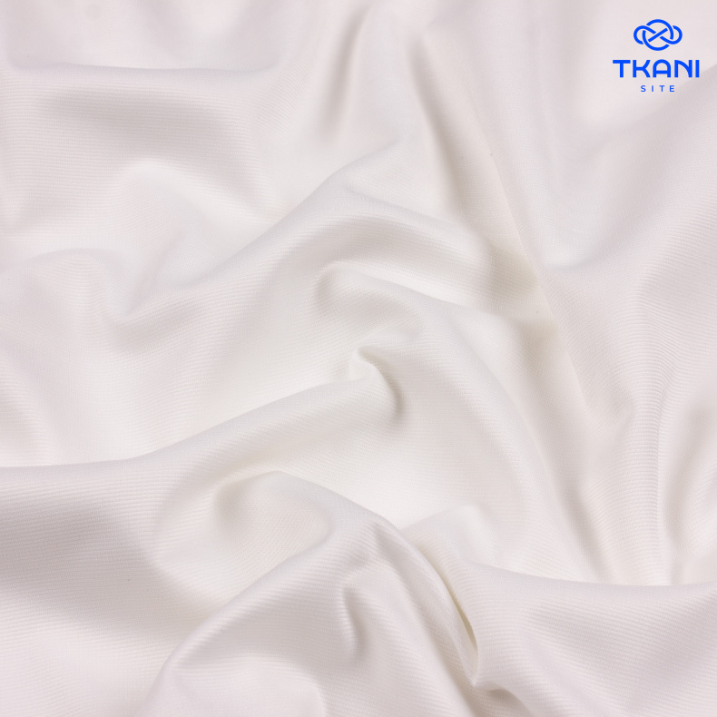 1107. Трикотажное полотно. Милано. Молочный. от Tkani.site