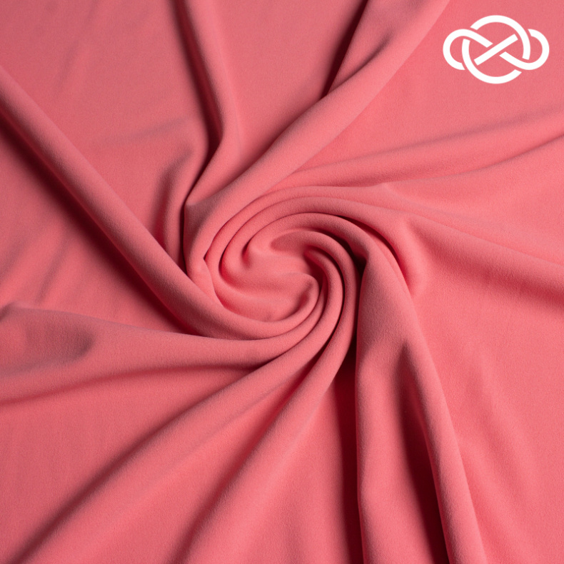 12456. Трикотажное полотно. Скуба. Salmon rose. Уценка!!! от Tkani.site
