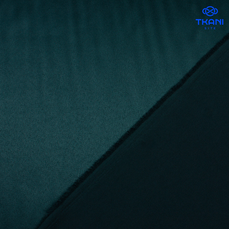 1115. Костюмно-плательный атлас. Темно-зеленый. Уценка!!! от Tkani.site