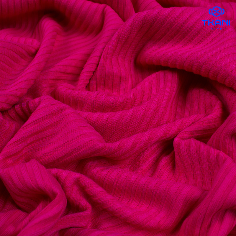 91997. Трикотажное полотно. Лапша. Райский розовый.