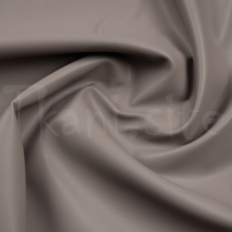 38156. Экокожа на замше. Розовый дым. от Tkani.site