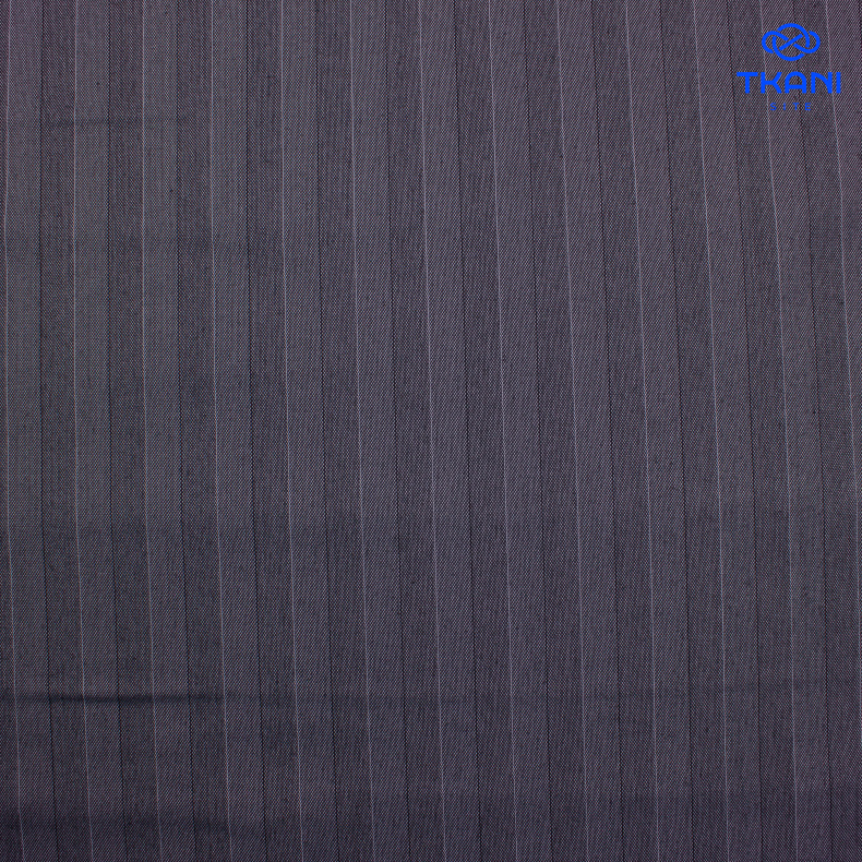 1123. Костюмная поливискоза. Полоска. от Tkani.site