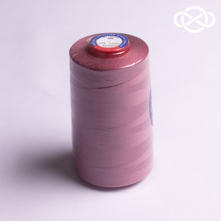 12880. Нитки швейные универсальные Sewing thread.  40S/2.  № Е628M/ 5000м/ Color 1580. Цена за 1шт