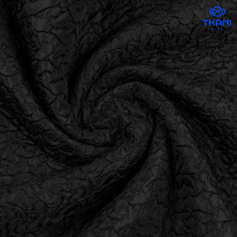 91797. Курточная стежка на синтепоне. Черный. от Tkani.site