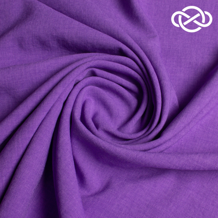 9396. Лен с вискозой. Сирень.
