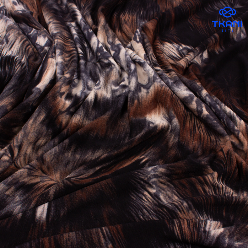 1152. Трикотажное полотно. Масло. Принт. от Tkani.site