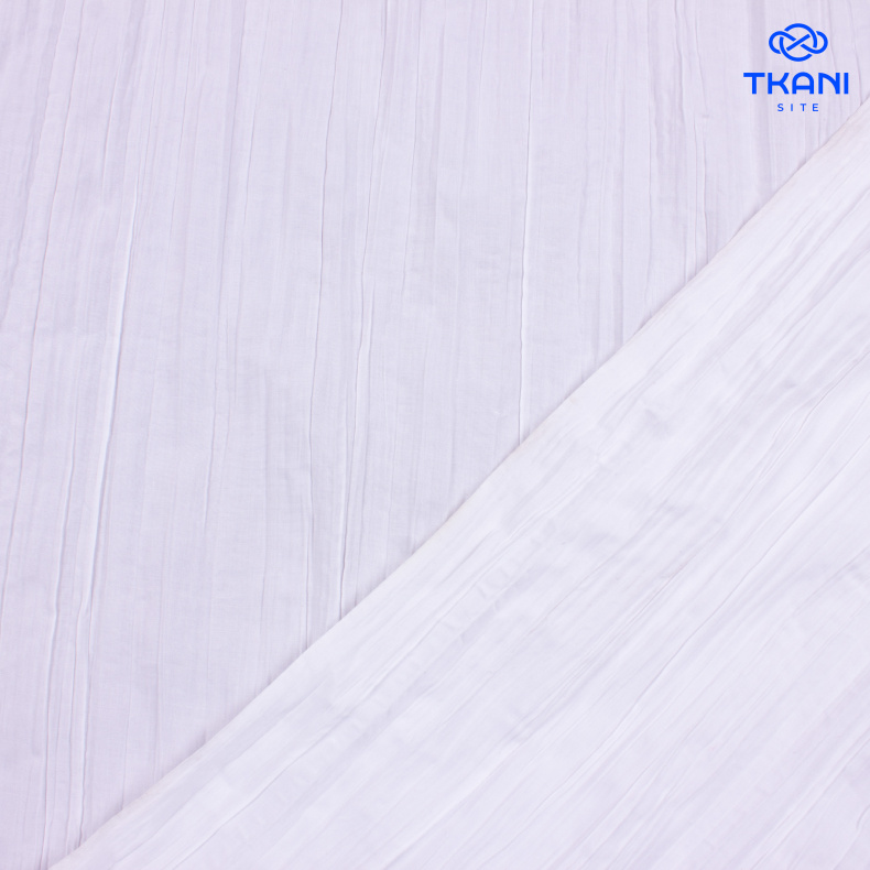 78604. Поплин. Крэш. Белый. Уценка!!! от Tkani.site