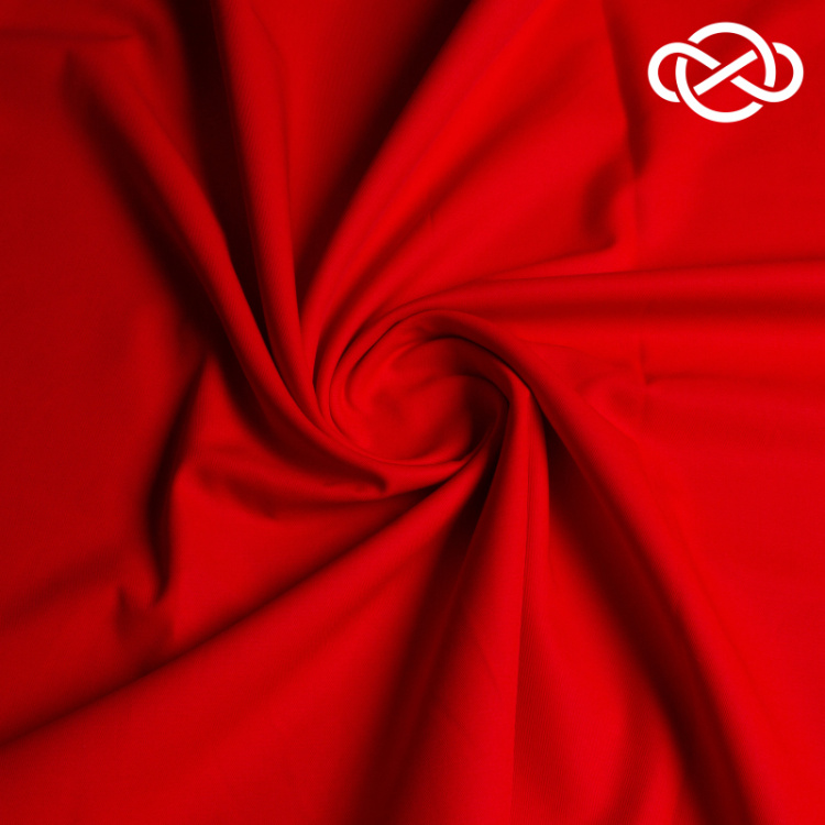 13246. Cotton twill. Хлопок. Красный