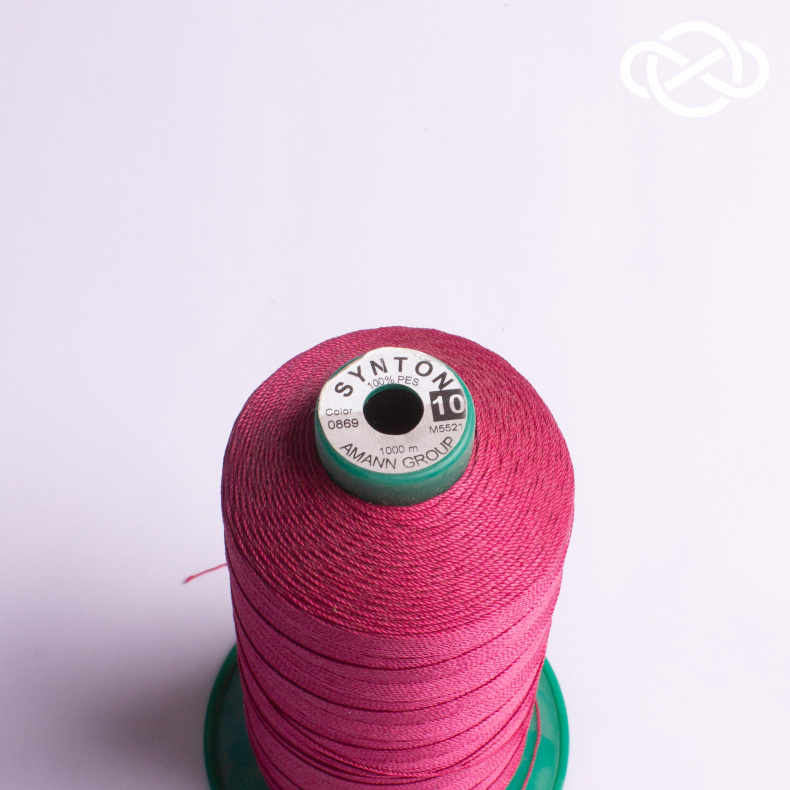 13297. Особопрочные нитки. Synton 10. M5521/ Color 0869/ 5000м от Tkani.site