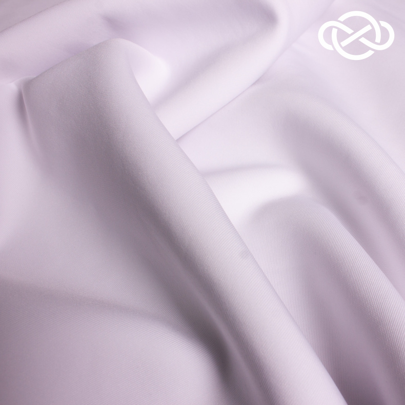 13384. Трикотажное полотно. Водолаз. Белый. Турция. Уценка!!! от Tkani.site