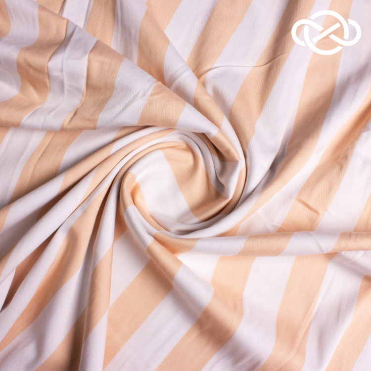 9733. Блузочная. Tencel. В полоску. Уценка!!!