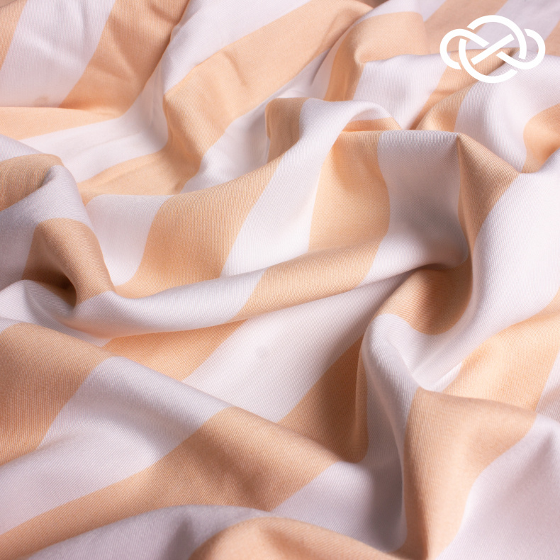 9733. Блузочная. Tencel. В полоску. Уценка!!! от Tkani.site