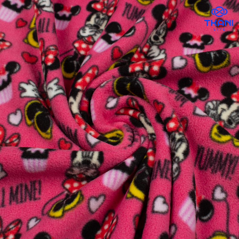 77812. Флис двухсторонний. Принт. от Tkani.site