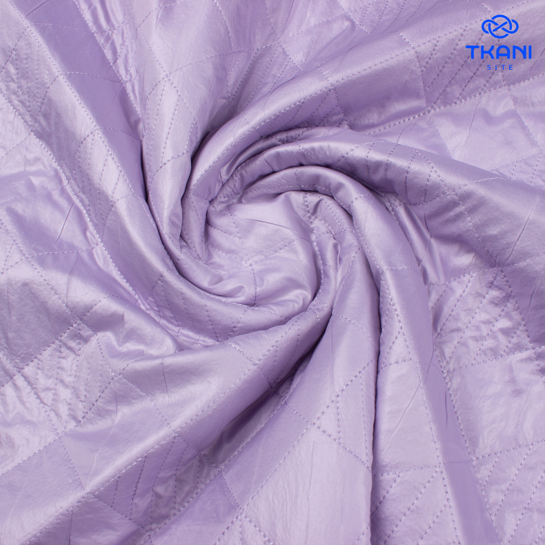 74468-1. Курточная стежка на синтепоне. Лавандовый жемчуг. от Tkani.site