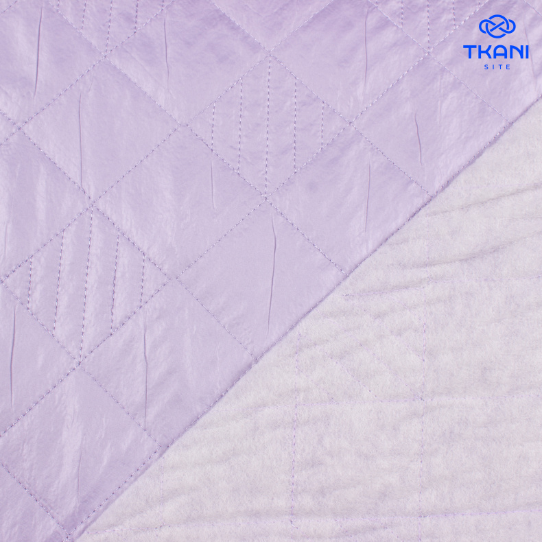 74468-1. Курточная стежка на синтепоне. Лавандовый жемчуг. от Tkani.site