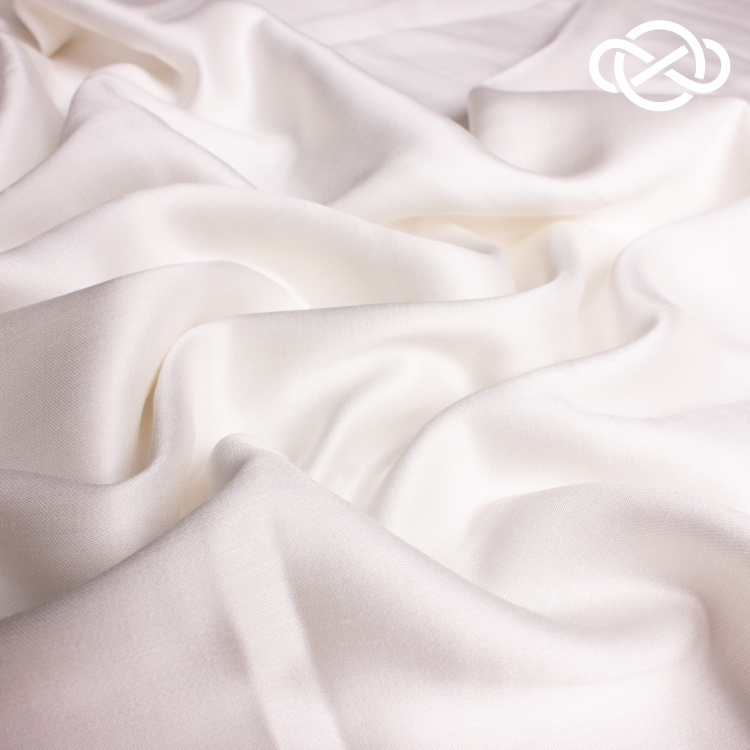 9913. Шелковый сатин. Белый. - фото 1