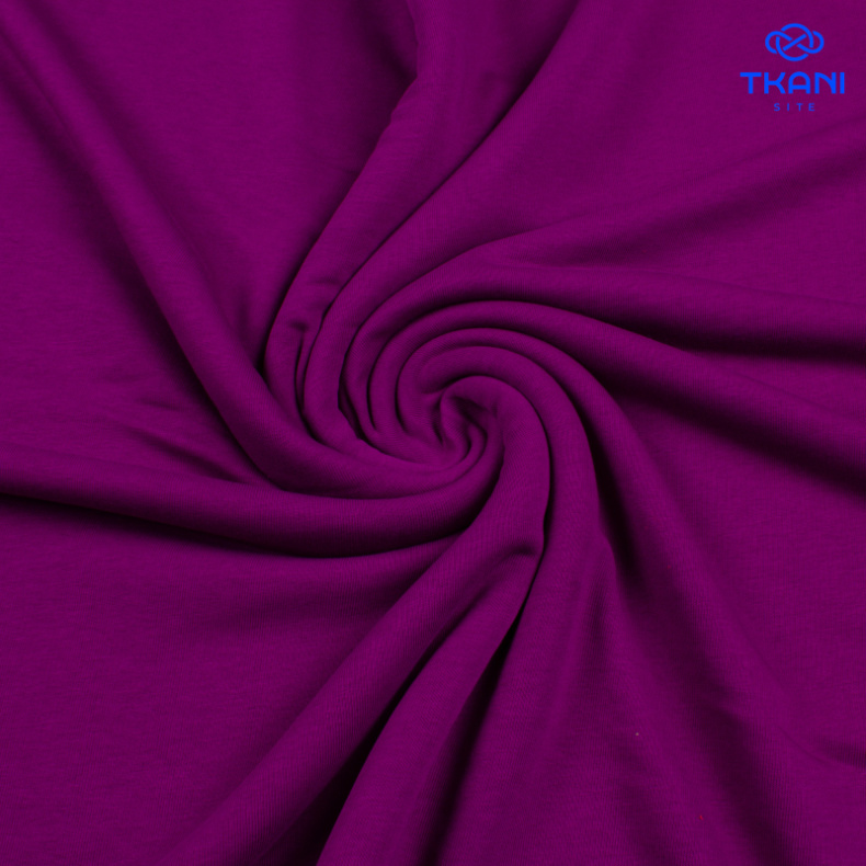 1171. Футер 3нитка. Петля. Дикая астра. от Tkani.site