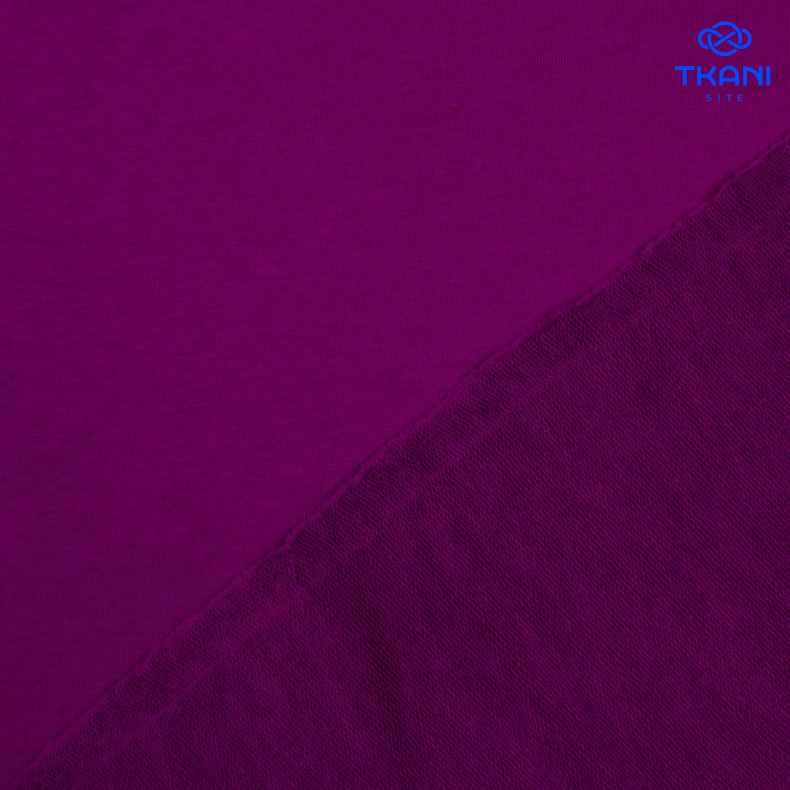 1171. Футер 3нитка. Петля. Дикая астра. от Tkani.site