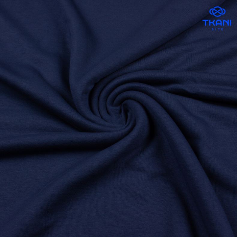 1174. Футер 3нитка. Петля. Темно-синий. от Tkani.site