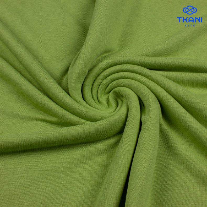 1176-2. Футер 3нитка. Петля. Зеленый банан. от Tkani.site