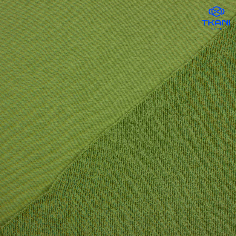 1176-2. Футер 3нитка. Петля. Зеленый банан. от Tkani.site