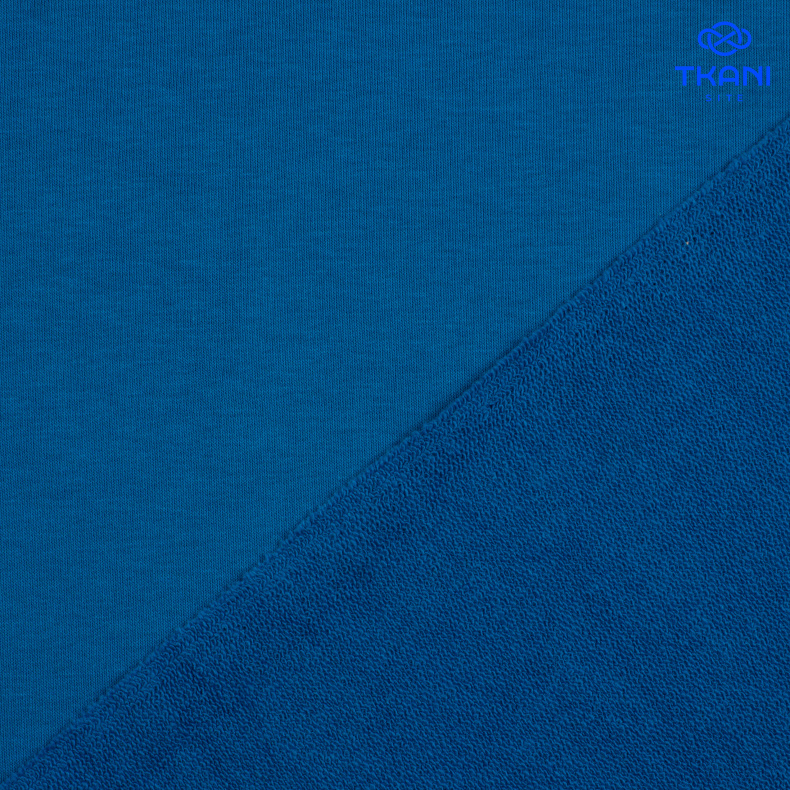 1178. Футер 3нитка. Петля. Карибское море. от Tkani.site