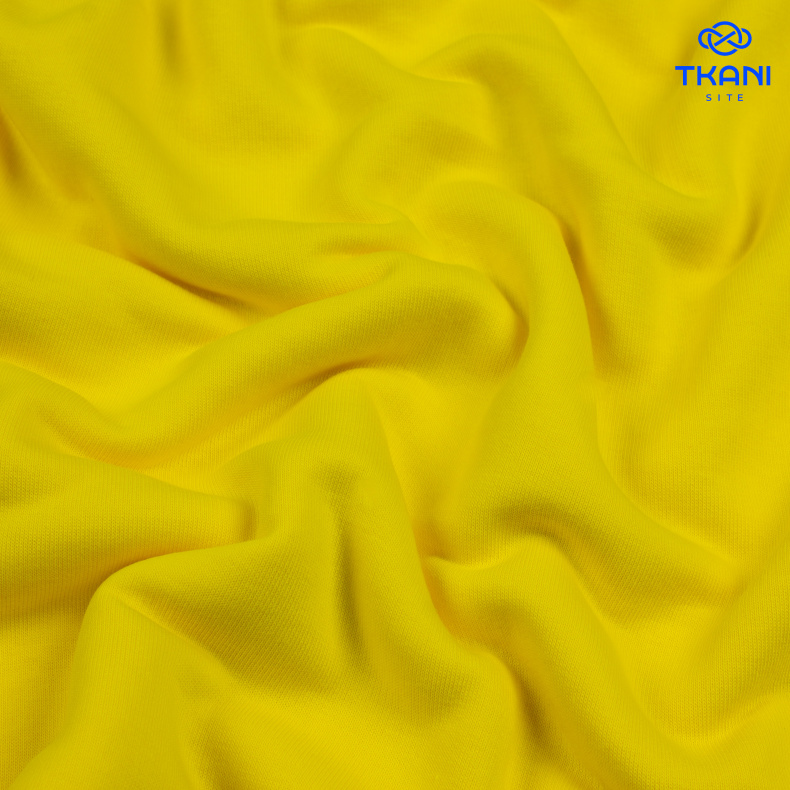 1179. Футер 3нитка. Петля. Ярко-желтый. от Tkani.site