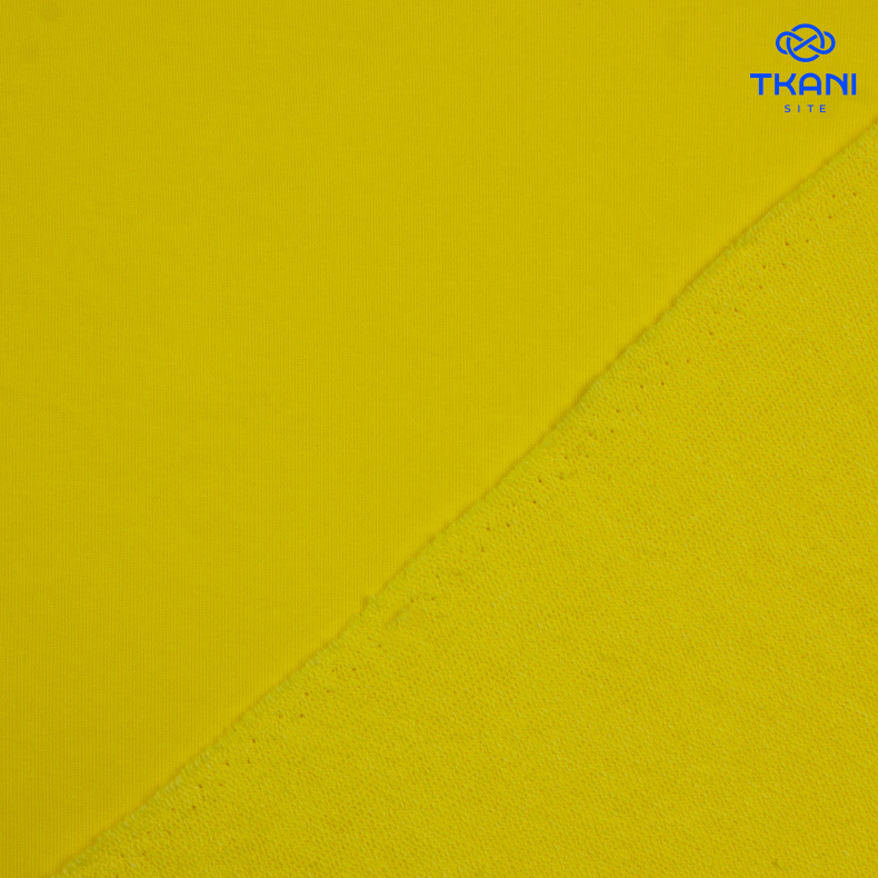 1179. Футер 3нитка. Петля. Ярко-желтый. от Tkani.site