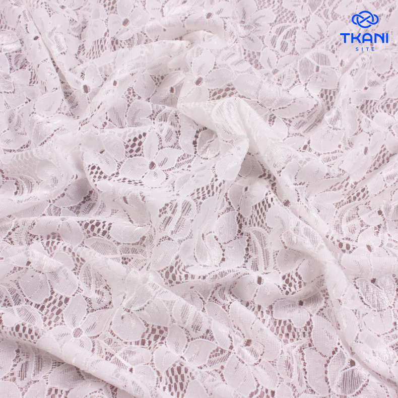 1192. Гипюр. Молочный. Уценка!!! от Tkani.site