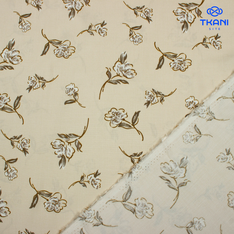 75451. Штапель. Принт. от Tkani.site