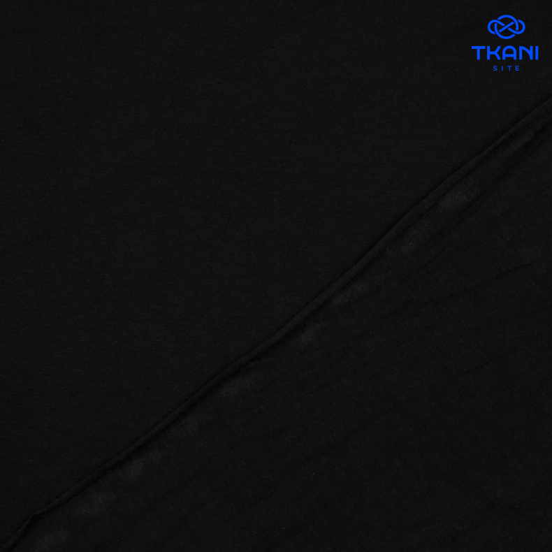 2156. Кулирная гладь. Черный от Tkani.site