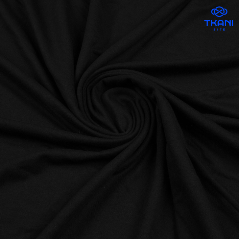 2158. Футер 2х нитка. Петля. Черный от Tkani.site